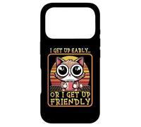 Custodia per iPhone 17 Pro Teen Grumpy Morning Girl I Get Up Early Or Get Up Friendly