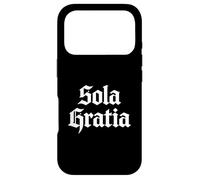 Custodia per iPhone 17 Pro Teologia Riformata Sola Gratia Disegno Cristiano Calvinista