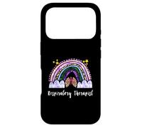 Custodia per iPhone 17 Pro Terapista respiratorio Terapia del leopardo polmonare arcobaleno