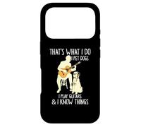 Custodia per iPhone 17 Pro That What I Do I Pet Dogs I Play Guitars & I Know Things