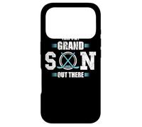 Custodia per iPhone 17 Pro That's My Grandson Out There Ice Hockey Grandma Grandpa Gift