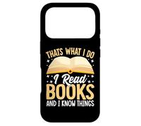 Custodia per iPhone 17 Pro That's What I Do I Read Books And I Know Things