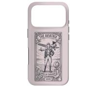 Custodia per iPhone 17 Pro The Aviatrix Tarocco Card, Vintage Female Pilot Aviation regalo