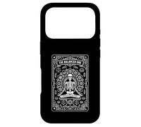 Custodia per iPhone 17 Pro The Balanced One Tarocco Scheletro Divertente Yoga Meditazione