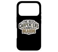 Custodia per iPhone 17 Pro The Best Carpenters Have Beards Bearded Wood Worker Citazione