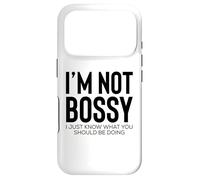 Custodia per iPhone 17 Pro The Boss I'm Not Bossy I Just Know What You Should Be Doing