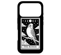 Custodia per iPhone 17 Pro The Budgie Budgerigar Parrot Tarocco Carta Witchy Moon