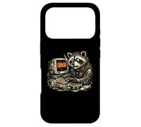 Custodia per iPhone 17 Pro The Eternal Debugger Divertente Trash Panda IT Programmatore Raccoon