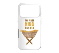 Custodia per iPhone 17 Pro The First King Size Bed - Christmas Nativity Manger Pun
