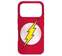 Custodia per iPhone 17 Pro The Flash Logo Distressed White & Yellow
