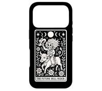 Custodia per iPhone 17 Pro The Future Bull Rider Bull Riding Cowboy Skeleton Tarocchi Carta