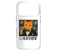 Custodia per iPhone 17 Pro The Great Catsby - Divertente parodia retrò di gatti