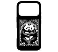 Custodia per iPhone 17 Pro The Lovers Tarocchi Carino Panda Amante Coppia Vintage