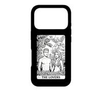 Custodia per iPhone 17 Pro The Lovers Tarocchi Coppia Retro Fumetti Giardino Dell'Eden
