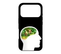 Custodia per iPhone 17 Pro The Monkey Runs the Show giocoso, si appoggia all'umorismo