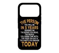 Custodia per iPhone 17 Pro The Person You Will Be In 5 Years Imprenditore Motivazione