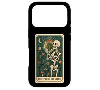 Custodia per iPhone 17 Pro The Pickled Soul Funny Skeleton Pickle Jar Tarot Card Vibe