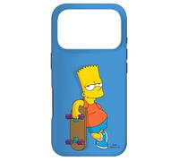 Custodia per iPhone 17 Pro The Simpsons Bart Simpson Blu Cielo