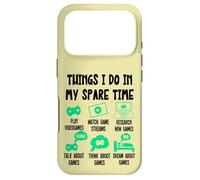 Custodia per iPhone 17 Pro Things I Do in my Spare Time, Gaming Gamer Videogame