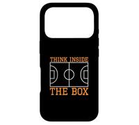Custodia per iPhone 17 Pro Think Inside The Box Futsal Court Un portiere giocatore di Futsal