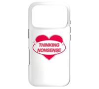 Custodia per iPhone 17 Pro Thinking Nonsense - Divertente cuore sarcastico emo