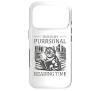 Custodia per iPhone 17 Pro This Is My Purrsonal Reading Time