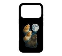 Custodia per iPhone 17 Pro Three Guinea Pigs Howling At The Moon 3 Guinea Pigs Moon