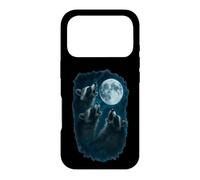 Custodia per iPhone 17 Pro Three Raccoons Howling At The Moon 3 Raccoon Moon