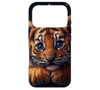 Custodia per iPhone 17 Pro Tiger Cub Case Baby BigCat Cute Blue Eyes Wildlife Adorable