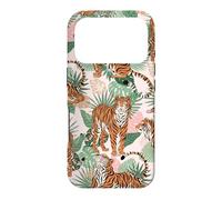 Custodia per iPhone 17 Pro Tiger in Tropical Palms Safari Theme