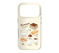 Custodia per iPhone 17 Pro Tiramisù Ricetta Tee Dolce Italiano Caffè Espresso Tradizione
