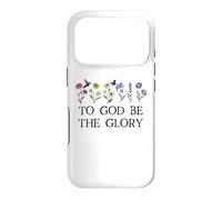 Custodia per iPhone 17 Pro To God Be the Glory Christian Bible Verse Give God the Glory