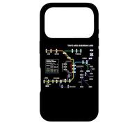 Custodia per iPhone 17 Pro Tokyo Japan Train Suburban Line Railway - Souvenir Mappa del percorso