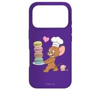 Custodia per iPhone 17 Pro Tom and Jerry Macaron Love