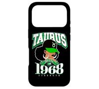 Custodia per iPhone 17 Pro Toro 1968 Tratti zodiacali della regina Afro Diva Compleanno