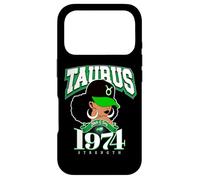 Custodia per iPhone 17 Pro Toro 1974 Tratti zodiacali della regina Afro Diva Compleanno