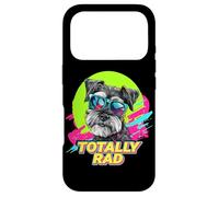 Custodia per iPhone 17 Pro Totally Rad Retro Vintage 80s 90s Miniature Schnauzer Lover