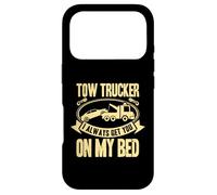 Custodia per iPhone 17 Pro Tow Truck Driver Wrecker I always get you on my bed