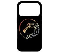 Custodia per iPhone 17 Pro Trampolinista Abbozzo di ginnasta da trampolino elastico
