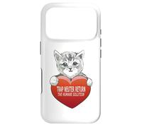 Custodia per iPhone 17 Pro Trap Neuter Return (TNR) The Humane Solution gatto cuore amore