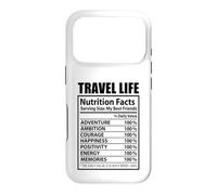 Custodia per iPhone 17 Pro Travel Life Fatti nutrizionali Vacanza divertente