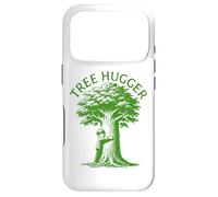 Custodia per iPhone 17 Pro Tree Hugger Kid Hugging a Tree Earth Day