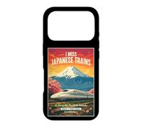 Custodia per iPhone 17 Pro Treni giapponesi Vintage Railway Travel Design Monte Fuji