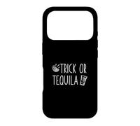 Custodia per iPhone 17 Pro TRICK OR TEQUILA Halloween Funny Drinking Meme