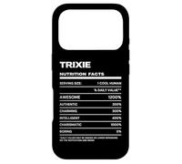 Custodia per iPhone 17 Pro Trixie Dichiarazione Nutrizionale Nome Divertente
