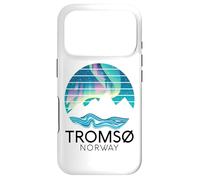 Custodia per iPhone 17 Pro Tromso Norvegia Norvegese Aurora boreale Neve Retro Oslo