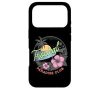 Custodia per iPhone 17 Pro Tropical Paradise Club Estate Tramonto Ibisco