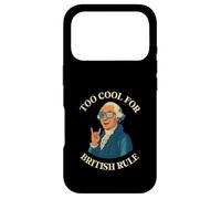 Custodia per iPhone 17 Pro Troppo bello per il dominio britannico George Washington con occhiali da sole