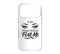 Custodia per iPhone 17 Pro Truccatore Ali Fear Me Cosmetologo Salone di bellezza