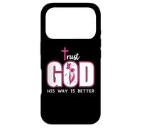 Custodia per iPhone 17 Pro Trust God Trust Jesus Christian In God We Trust Bible Verse